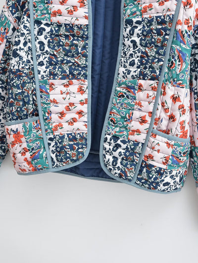 Abrigo Acolchado Suelto Estampado para Mujer - Comodidad y Estilo - Image 15