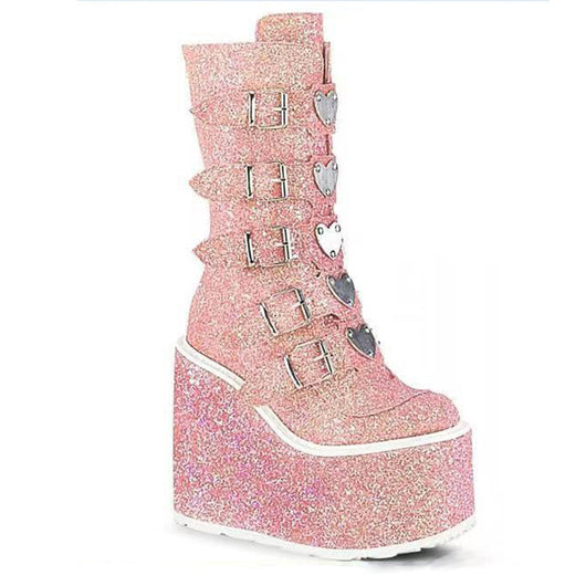 Botas Plataforma Punk Lolita con Tacón Muffin para Mujer - Image 10