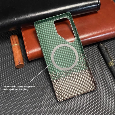 Funda Protectora Magnética de Fibra de Carbono y Kevlar con Absorción de Impactos - Image 3