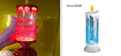 Vela LED Recargable con Cambio de Color y Brillo Glitter - Decoración Resistente al Agua - Image 39