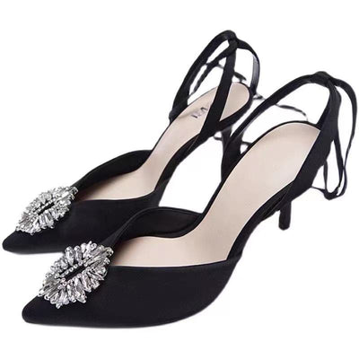 Sandalias Romanas Stiletto con Tira de Tobillo para Mujer - Image 6