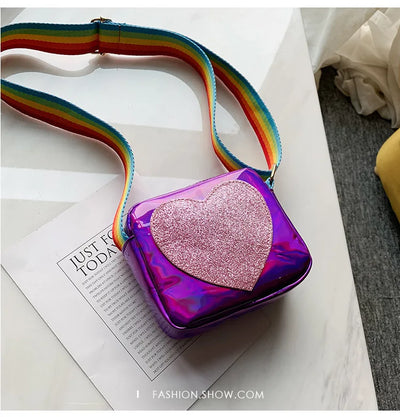 Bolso Infantil Corazón Láser para Hombro - Image 23