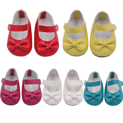 Zapatos de Muñeca American Girl 18 Pulgadas - Diseño Moño Color Sólido - Image 32
