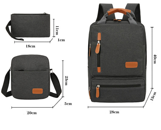 Mochila de Viaje Ejecutiva 3 en 1 Gran Capacidad - Image 6