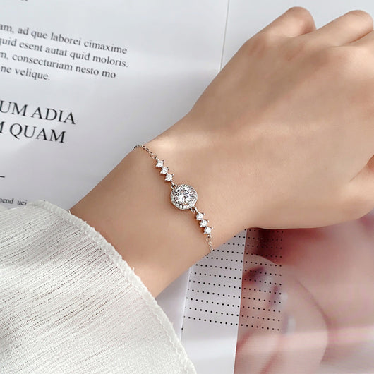 Pulsera de Moissanita Estrellada Minimalista para Mujer - Image 4