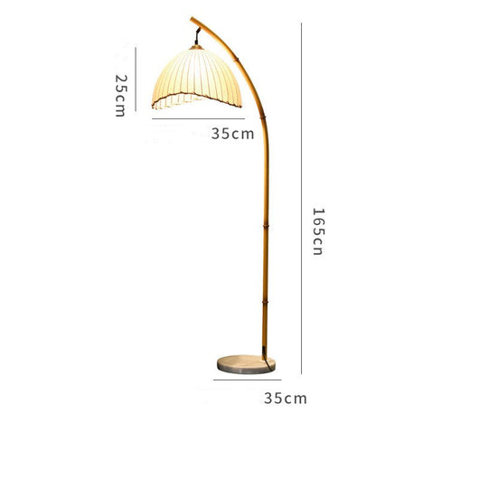 Lámpara de Pie Bambú para Dormitorio y Estudio - Image 13