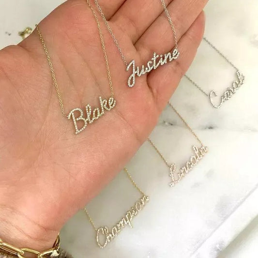 Collar de Capas Personalizado con Letra para Hombre y Mujer