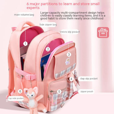 Mochila Escolar Infantil Grande con Diseño Cartoon Ligera y Cómoda - Image 2