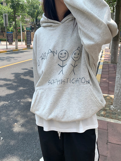 Sudadera Hoodie Coreana Estampada Suelta y Cómoda para Estudiantes - Image 11