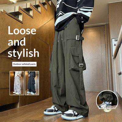 Pantalones Rectos Anchos para Hombre