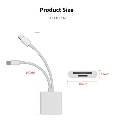 Adaptador Universal USB-C con Lector de Tarjetas de Memoria - Image 13
