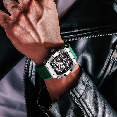 Reloj de Pulsera Hombre Calavera Correa Silicona Cuarzo - Image 17
