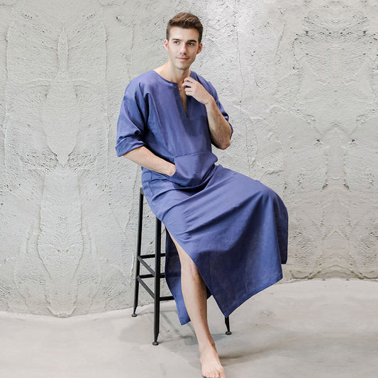 Bata Larga Ligera para Hombre - Perfecta para el Verano