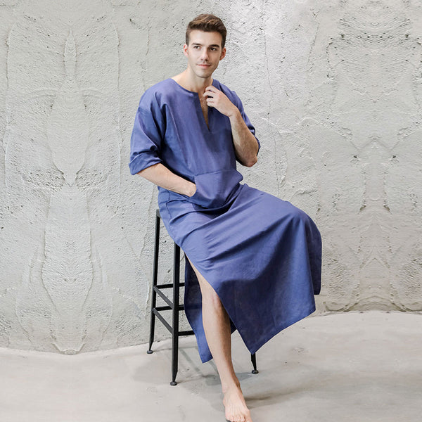 Bata Larga Ligera para Hombre - Perfecta para el Verano