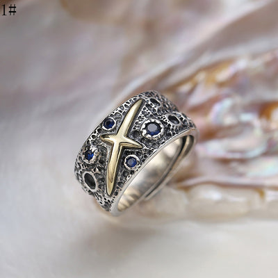 Anillo de Plata 925 Diseño Galaxia para Hombre - Personalidad Única - Image 3