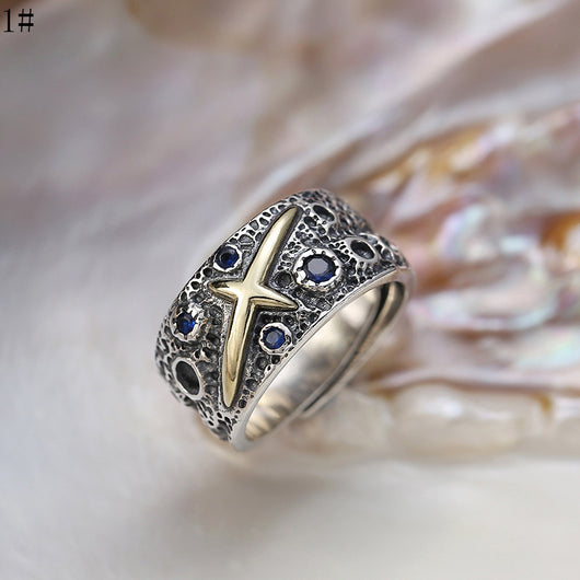 Anillo de Plata 925 Diseño Galaxia para Hombre - Personalidad Única - Image 3