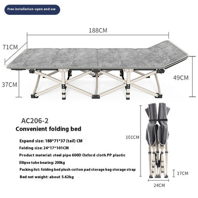 Cama Plegable Portátil para Camping y Oficina - Image 23