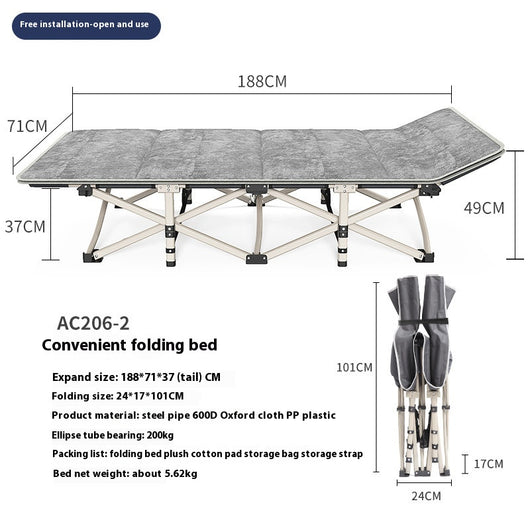 Cama Plegable Portátil para Camping y Oficina - Image 23