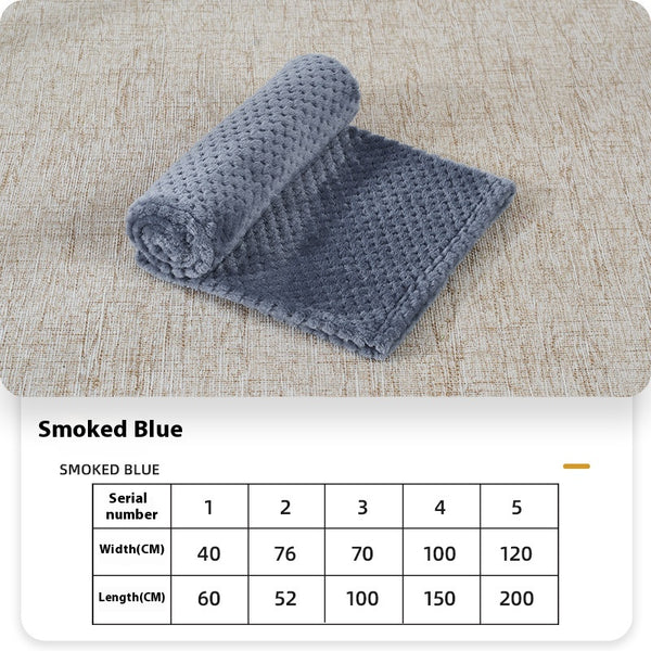 Manta de Felpa Coral para Perros - Comodidad Perfecta para el Descanso