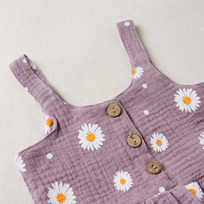 Conjunto de Dos Piezas para Niña con Tirantes y Shorts Estampado - Image 14