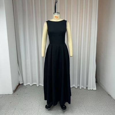 Vestido Sin Mangas Calado con Cintura Ajustada - Image 5