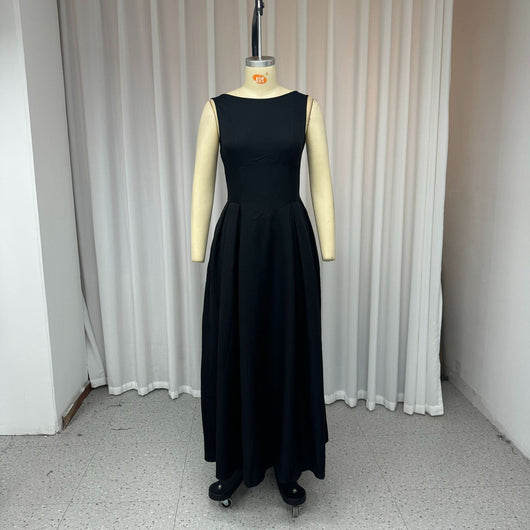 Vestido Sin Mangas Calado con Cintura Ajustada - Image 5