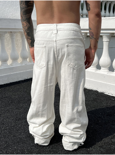 Pantalones Vaqueros Clásicos de Corte Recto - Estilo Retro Atemporal - Image 16