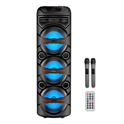 Parlante Bluetooth con Micrófono Inalámbrico y Luces LED para Fiestas - Image 7