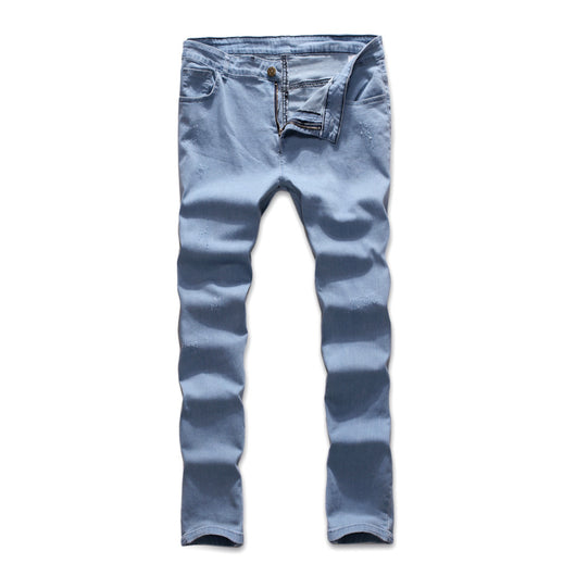Pantalones Vaqueros Azules para Hombre - Estilo Moderno - Image 4