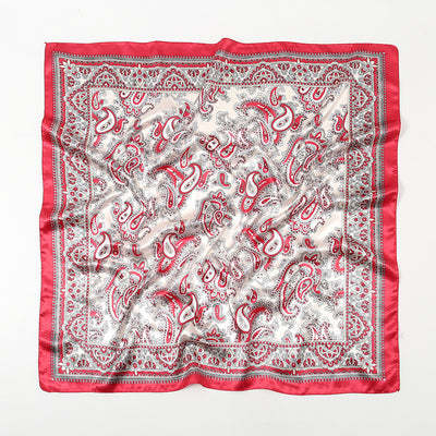 Pañuelo Estampado Paisley 90x90 cm - Chal Retro Elegante - Image 13