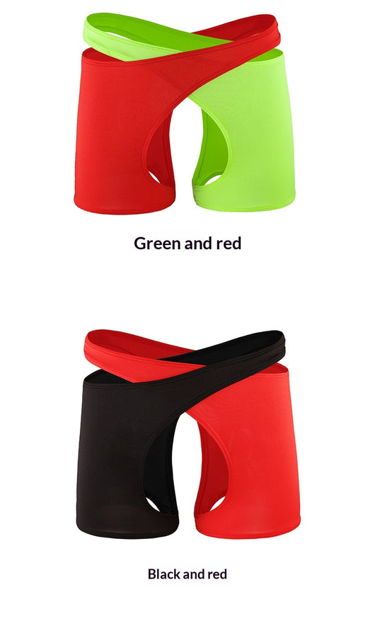 Bóxer Slip Sensual con Diseño Calado para Hombre - Image 20