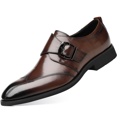 Zapatos de Cuero Casuales para Hombre con Hebilla y Bordado Termocrómico - Image 5