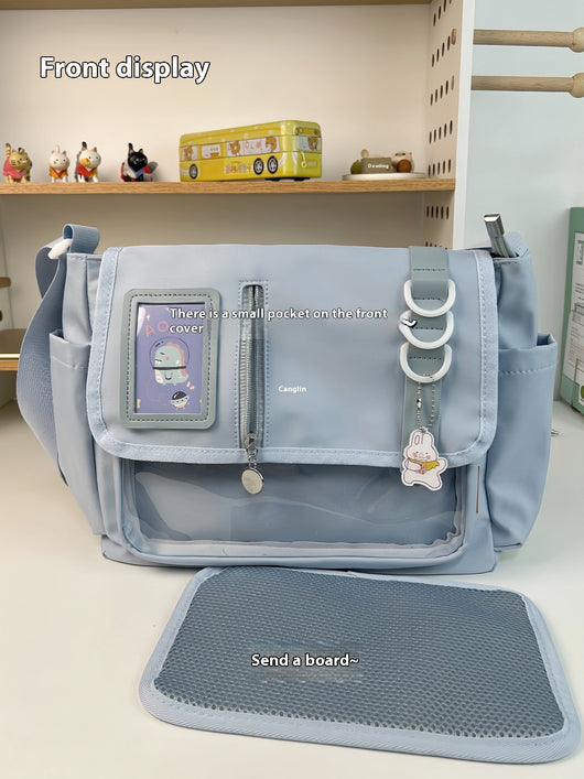 Bolsa Crossbody de Lona Impermeable Ligera Multiuso Casual - Image 20