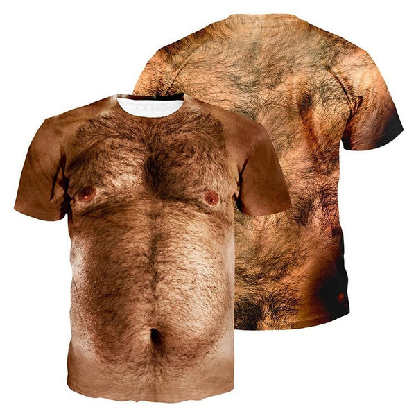 Camiseta Estampada Manga Corta para Hombre - Diseño Digital Primavera Verano