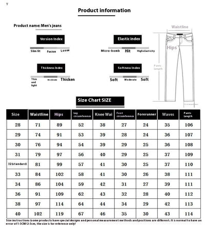 Jeans Slim Fit con Parches Rotos y Cintura Elástica para Hombre - Image 6