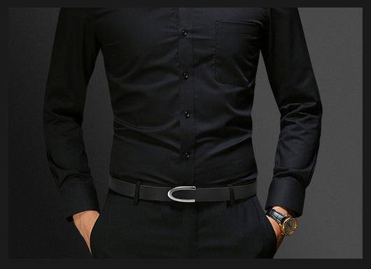Cinturón de Cuero para Hombre con Hebilla Elegante - Estilo Ejecutivo - Image 25