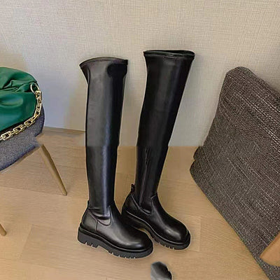 Botas Impermeables para Mujer con Suela Gruesa y Cierre Lateral - Image 10