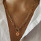 Collar Colgante de Letra Mayúscula para Mujer - Cadena Clavícula
