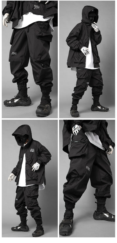 Pantalones Tácticos Funcionales con Cordón para Hombre - Primavera - Image 10