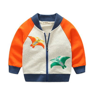 Abrigo Infantil Estampado Europeo Americano con Diseños Divertidos - Image 4