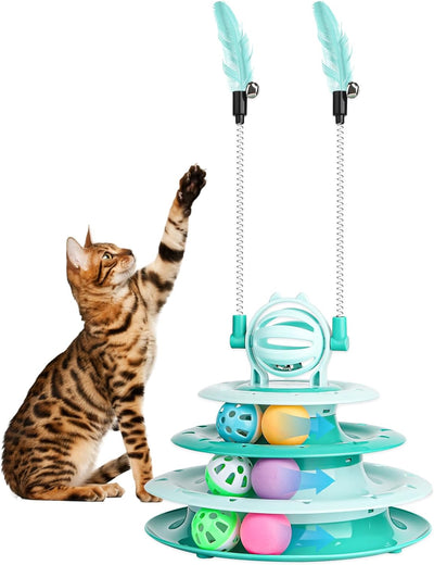 Juguetes Interactivos para Gatos - Set Completo de Entretenimiento Felino - Image 3