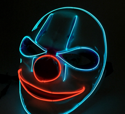 Máscara Joker LED Iluminada Brillante para Disfraz, Halloween, Rave y Cosplay - Image 15