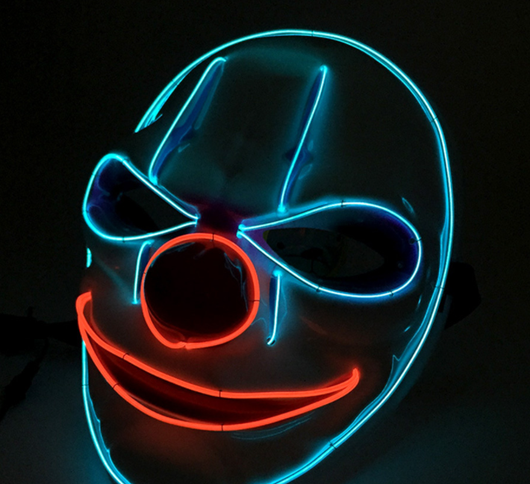Máscara Joker LED Iluminada Brillante para Disfraz, Halloween, Rave y Cosplay - Image 15