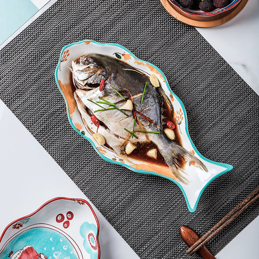 Plato Grande Nórdico para Pescado al Vapor - Compatible con Microondas - Image 24