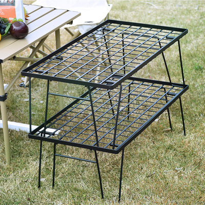 Mesa de Camping Plegable Multifunción para Picnic y Asado - Image 11