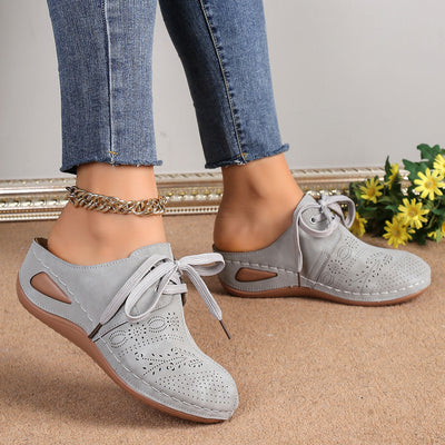 Sandalias Deportivas Mujer Verano con Cuña y Encaje - Chanclas Huecas Transpirables - Image 14