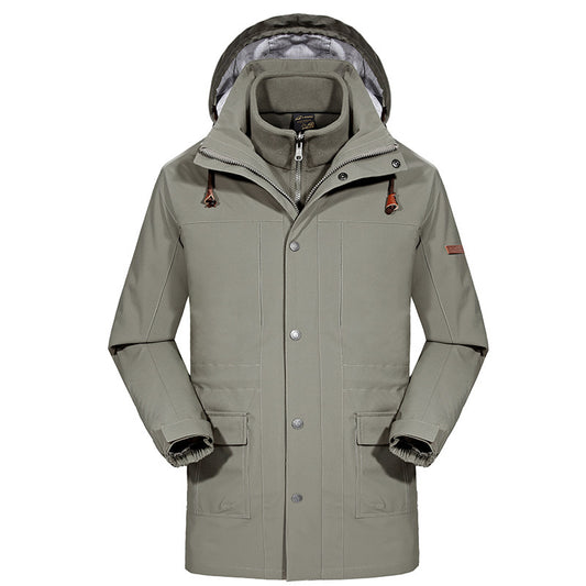 Chaqueta Versátil 3 en 1 de Largo Medio para Hombre y Mujer