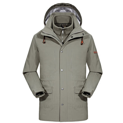 Chaqueta Versátil 3 en 1 de Largo Medio para Hombre y Mujer