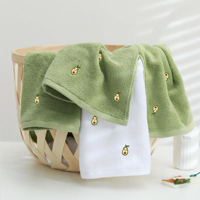 Toalla de Algodón con Bordado Aguacate - Image 3