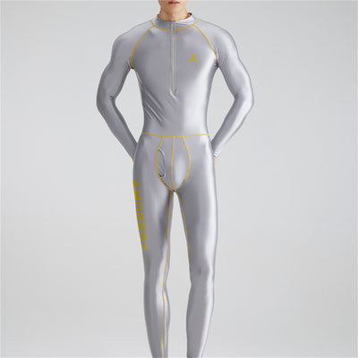 Jumpsuit de Manga Larga con Cierre Frontal y Pantalón Capri - Image 6